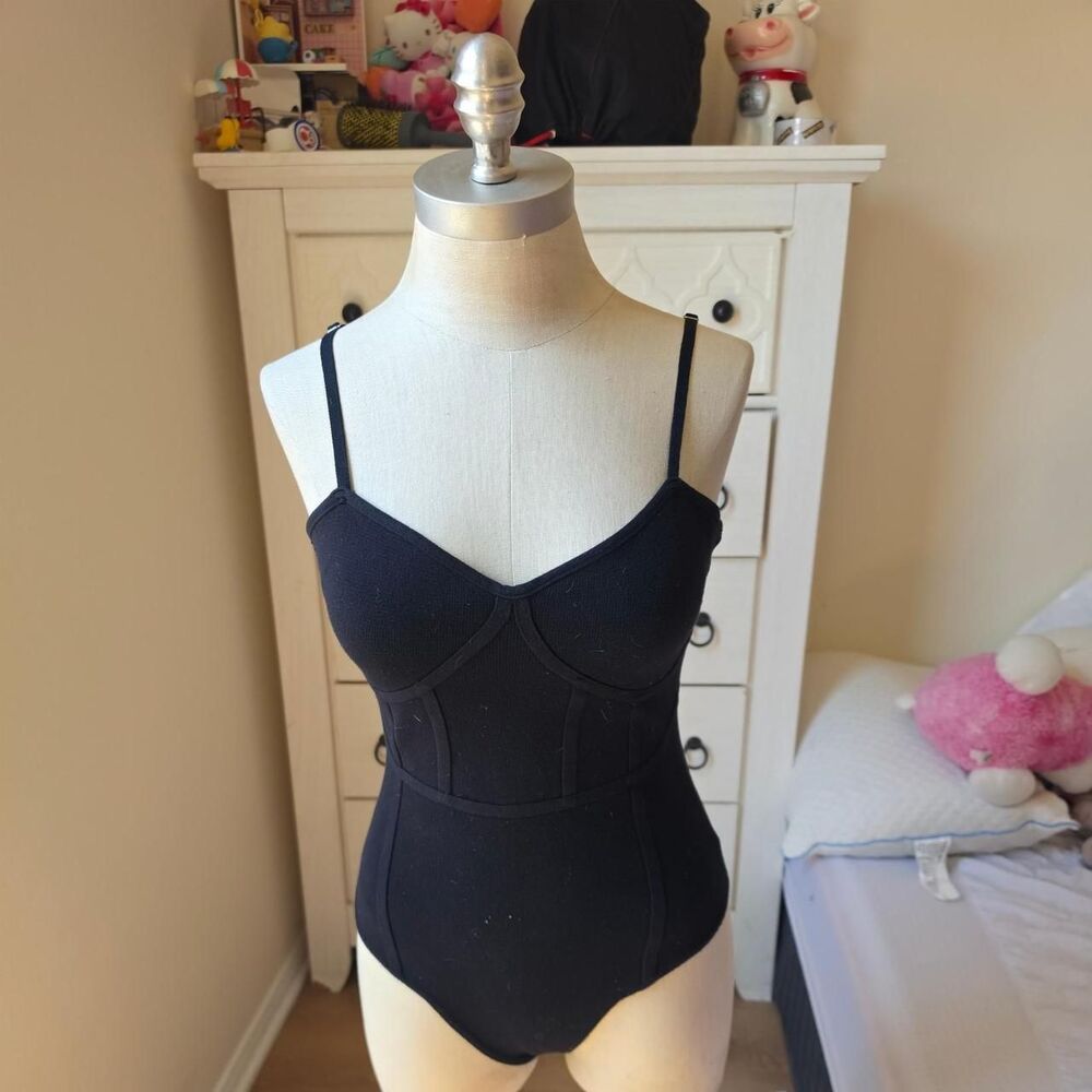 Lovetree-design Women's Black Bodysuit
